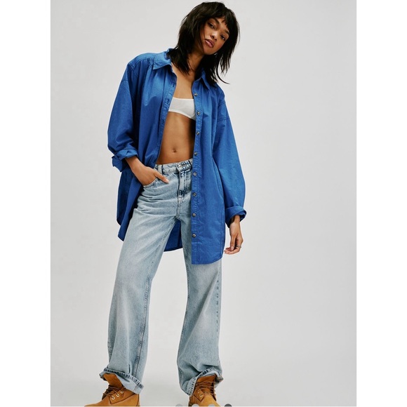 WE THE FREE “GARDEN STATE OVERSIZED SHIRT. NO OFFERS - Picture 2 of 5